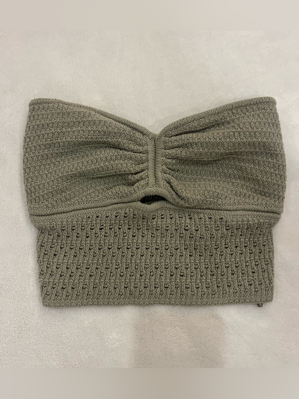 American Eagle Outfitters Olive Green Knit Bandeau
